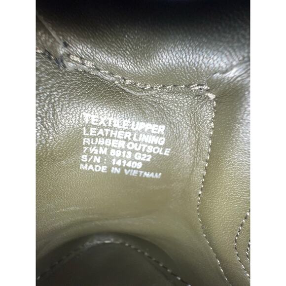 TORY BURCH Pom Pom Satin Platform Sneaker In Green - Daphne Style - Picture 9 of 13